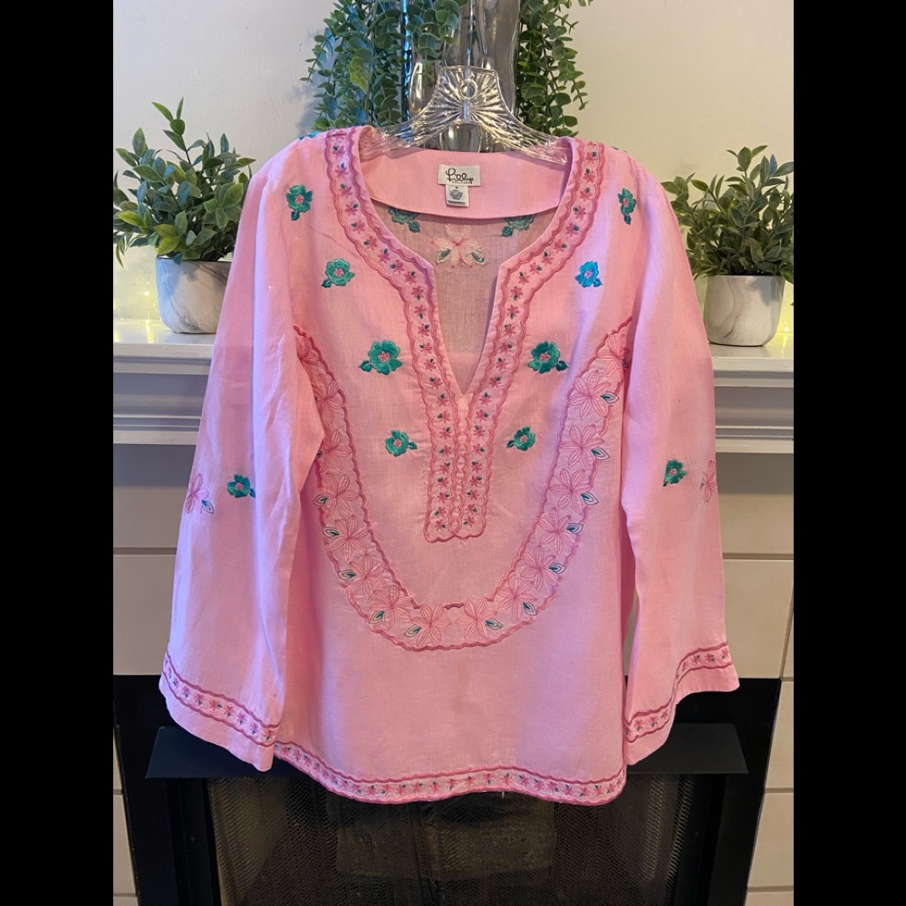Lily Pulitzer Linen Tunic Medium